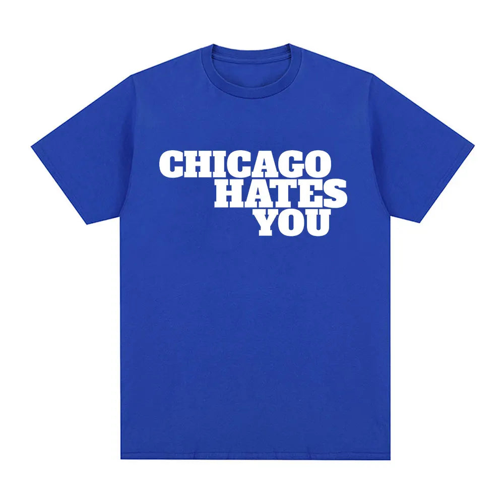 Rapper Chief Keef Chicago Hates You Same Style T-shirt Men Fashion Hip Hop Oversized T Shirt Casual Cotton Short Sleeve T-shirts