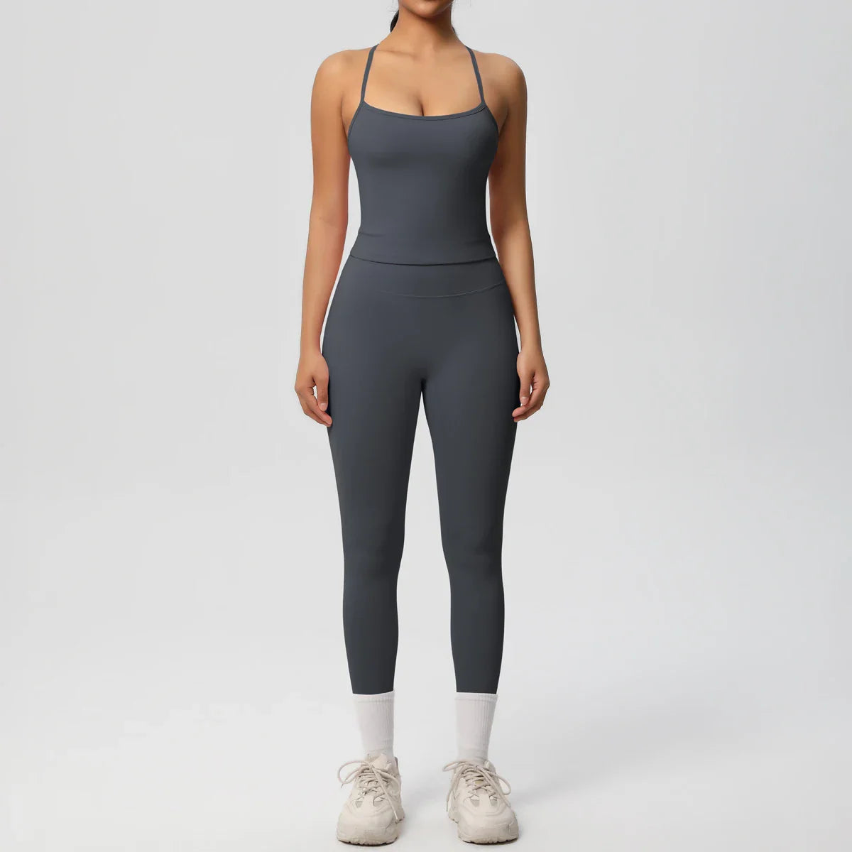 2PCS Yoga Set Nude Feeling Workout Sets Women Tracksuit Gym Push Up Fitness Running Workout Sportwear Sport Bra Leggings Suit
