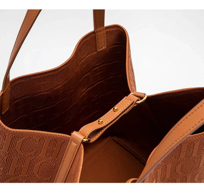 Women's Handbag High Quality Craftsmanship Large Capacity Fashion Classic New Style Solid Color Outer Bag Women's Handbag