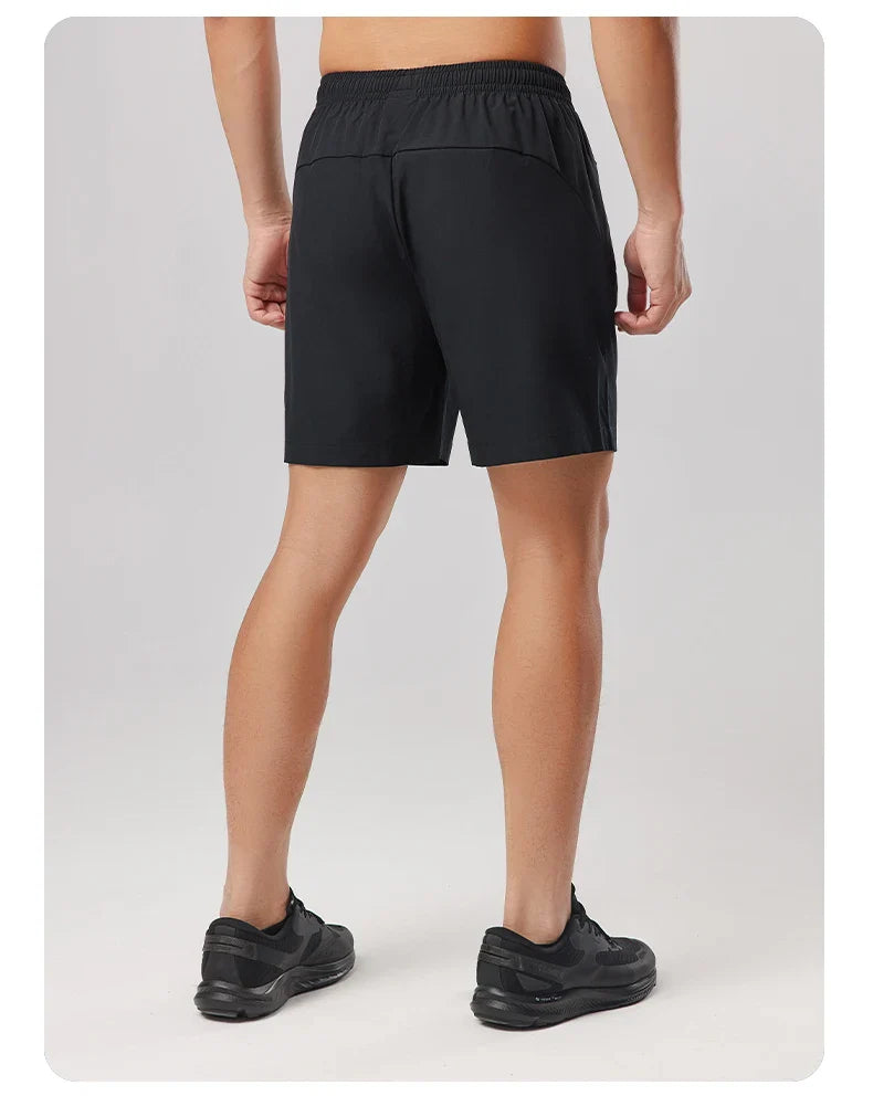 Men's Ice Silk Shorts Outdoor Breathable Sports Shorts Football Running Quick-drying Pants Training Shorts