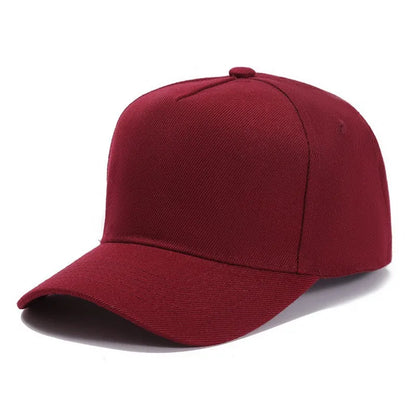 Custom Brand Diy Logo Baseball Cap For Men And Women Plain Blank Embroidery Print 5 Panel Sport Hat Basic Gorras