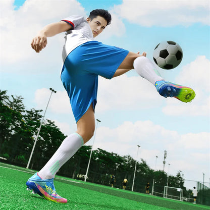 Men Soccer Shoes Society FG/TF Professional Original Women Football Boots Cleats Grass Outdoor Training Unisex Non Slip Sports