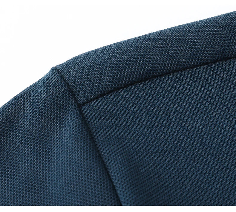 Summer best-selling high-end brand exquisite embroidery men's short sleeve POLO shirts breathable cotton casual business T-shirt