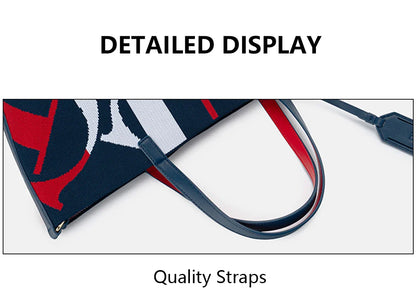 Women's Handbag Retro Design Large Capacity Fashionable Shopping Bag Multifunctional Holiday Essential Women's Bucket Bag