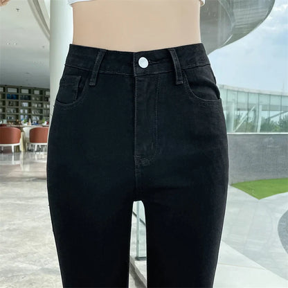Women Stretch Jeans Lady Slim Skinny Pencil Jeans