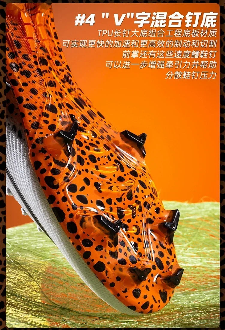 New Men Professional Unisex Soccer Shoes Sport Ultra-light Football Boots Cleats Grass Non-slip Training Match FG/TF