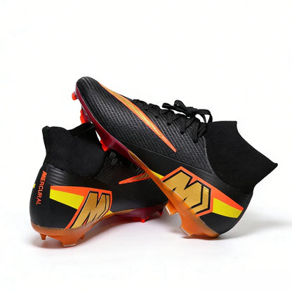 999Y High Quality Mens Soccer Shoes Turf Soccer Cleats for Boys Sneakers TF/FG Training Football Boots Chuteira Campo 35-45