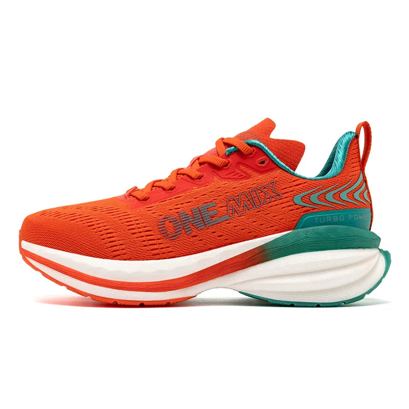 Tênis de Corrida Masculino ONEMIX com Amortecimento de Ar, Tênis Esportivo Respirável de Malha para Uso Externo, Aumento de Altura, Calçado de Caminhada, Tamanhos EU 35-47