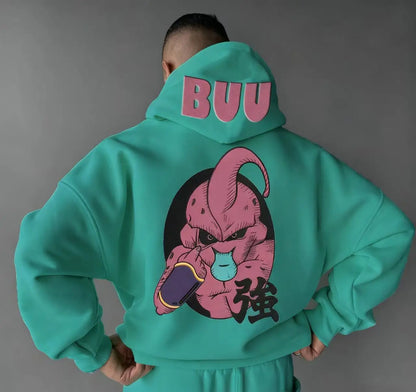 Men Anime Clothes Dragon Ball Z Hoodie Goku Saiyan Loose Fit Big Size 5XL 6XL Casual Streetwear