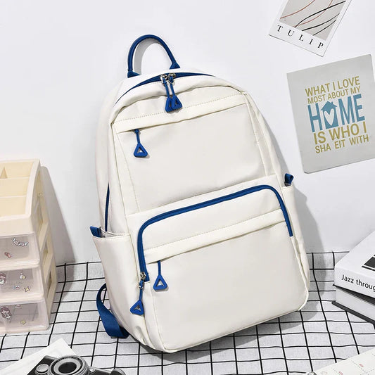 New Universal Casual Trendy Student Backpack Large Capacity Schoolbag Fashion Travel Bag Unisex Laptop Backpack