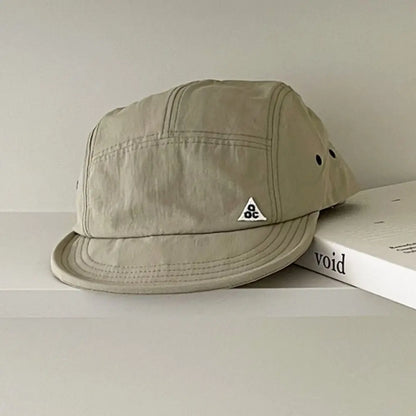 Japanese Retro Quick-drying Short Brim Baseball Caps Unisex Summer Outdoor Sunscreen Casual Versatile 5-flap Tooling Camping Hat