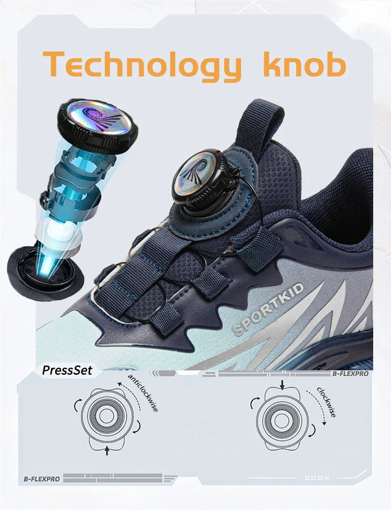 Four Season Children Casual Shoes For Boys School Walking Outdoort Sport Basketball Sneakers Non-slip Size 29-39