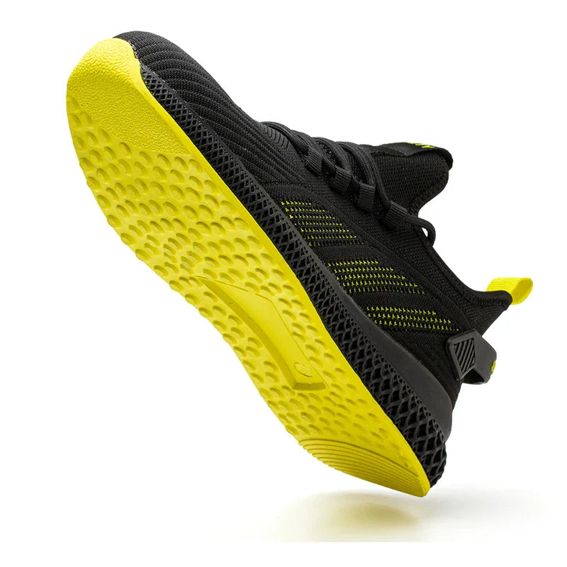 Work Sneakers Men Safety Shoes Construction Steel Toe Work Shoes Safety Boots Men Shoes Anti-Puncture Working Summer Kevlar