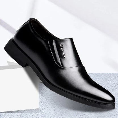Elegant Men's Dress Shoes 2023 Summer Social Shoes Men's Fashion Elegant Formal Wedding Shoes Men's Set Office Oxford Shoe Men