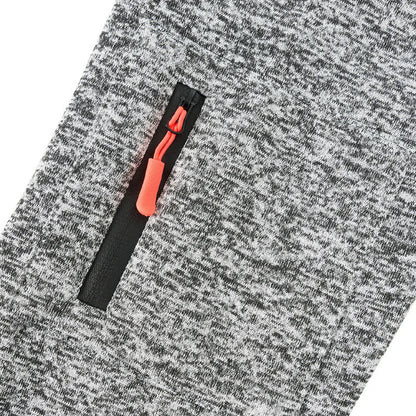 Heavy fleece men's jacket winter retro tooling pocket hooded zipper sports sweater men