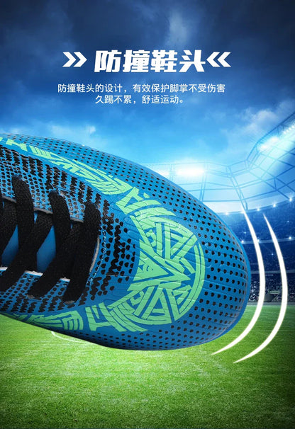 Large Size FG/TF High Quality Mens Soccer Shoes Non-Slip Turf Soccer Cleats for Kids Training Football Boots Chuteira Campo 48