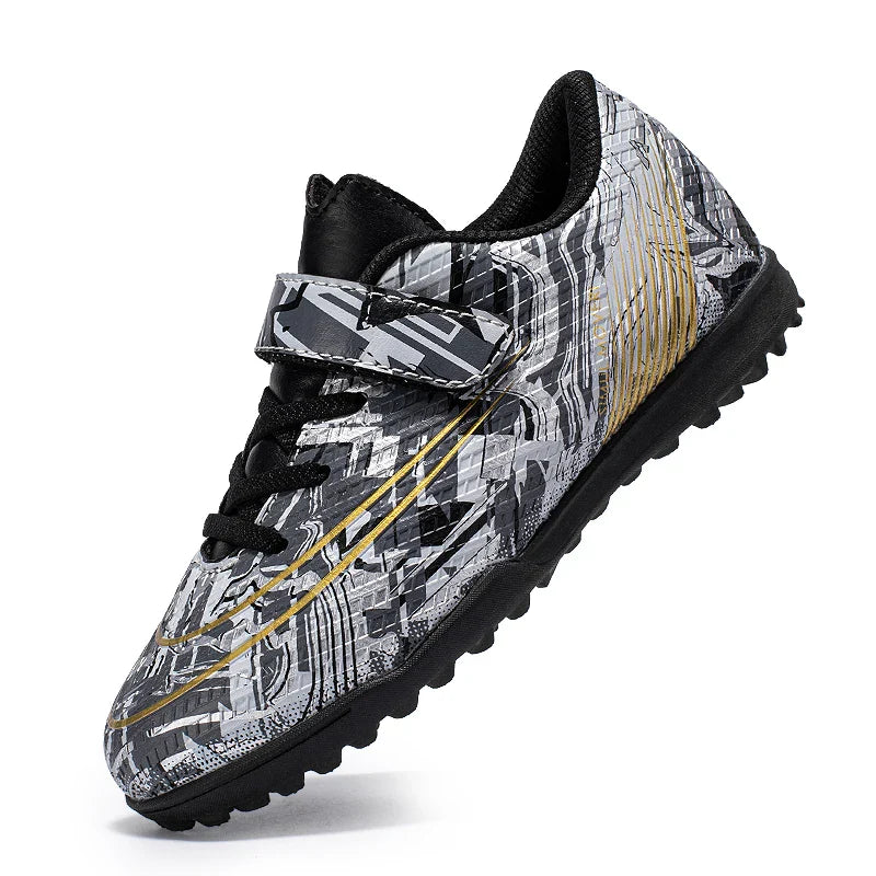 Children Football Shoes Grass Society Indoor Training Original Boy Girl Soccer Shoes Cleats Non Slip Kids Football Field Boots