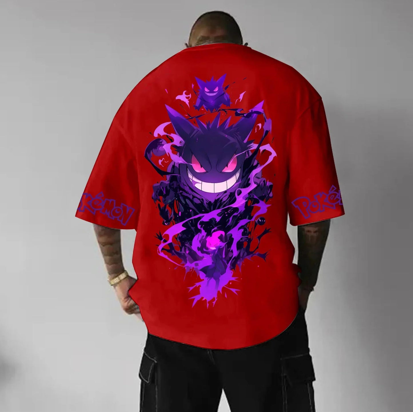 Printing T-shirt Men's and Women's 2025 Summer Oversize Loose Cotton Street Trend Brand Top