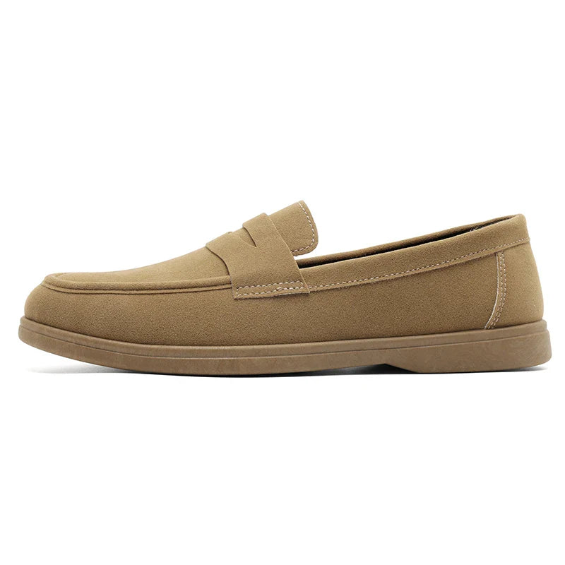 Men's Slip On Loafers Preppy Lightweight Breathable Comfort Outdoor Flats Non Slip Soft Sole Casual Daily Walking Shoes