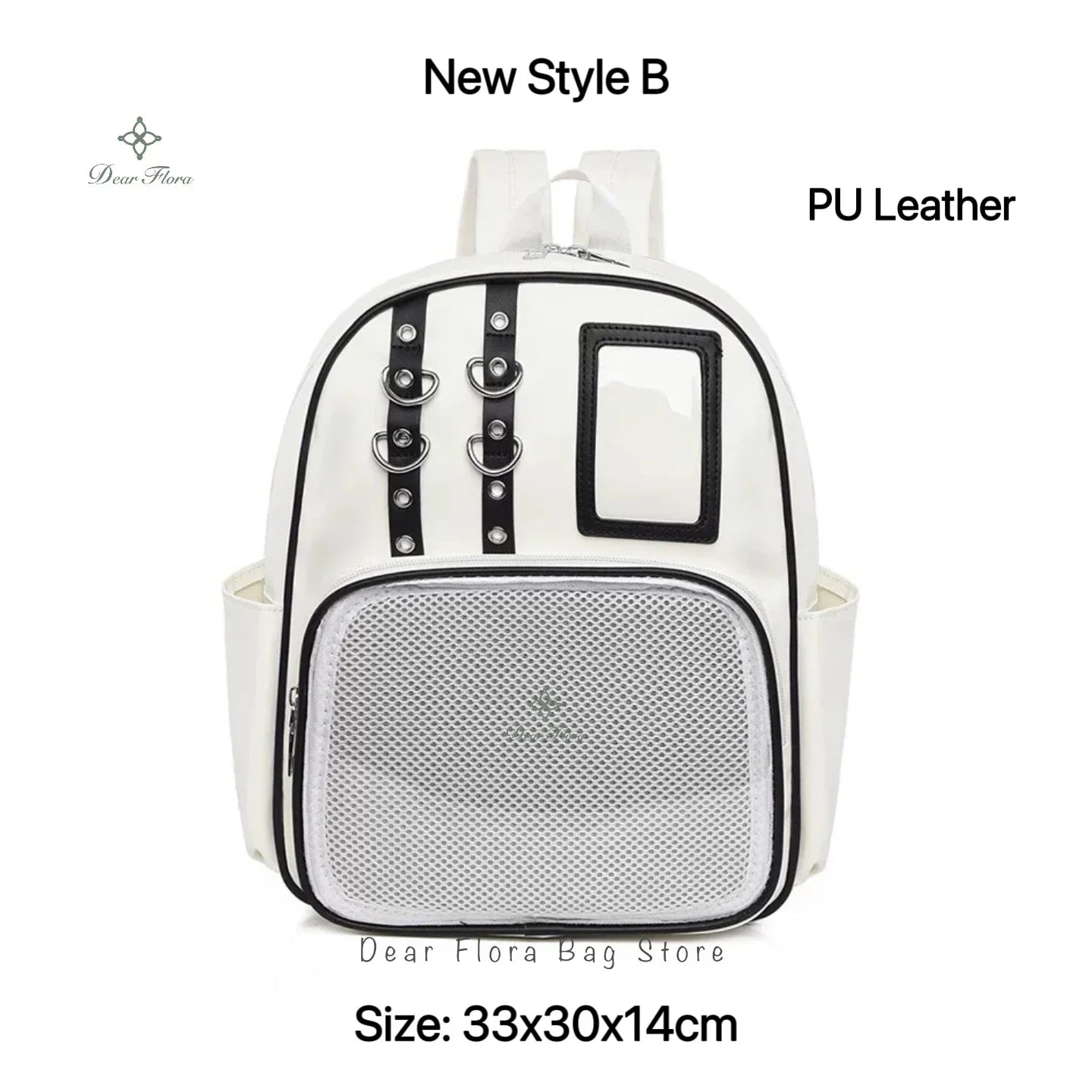 Cute Mini Backpack Women Kawaii Ita Bag Sweet Girl Transparent Rucksack DIY Personality Display Knapsack Lolita Shoulder Bag