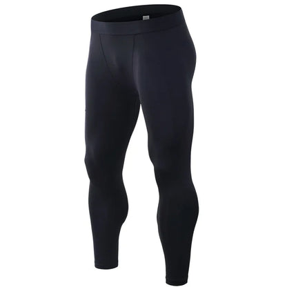 Men's compression sports pants fast drying fitness sports pants running tight pants training tight pants black red gray line