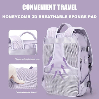Travel Backpack for Women 40x25x17 Airplane Cabin Backpack Carry-On Luggage 14inch Laptop Backpack Casual Schoolbackpack