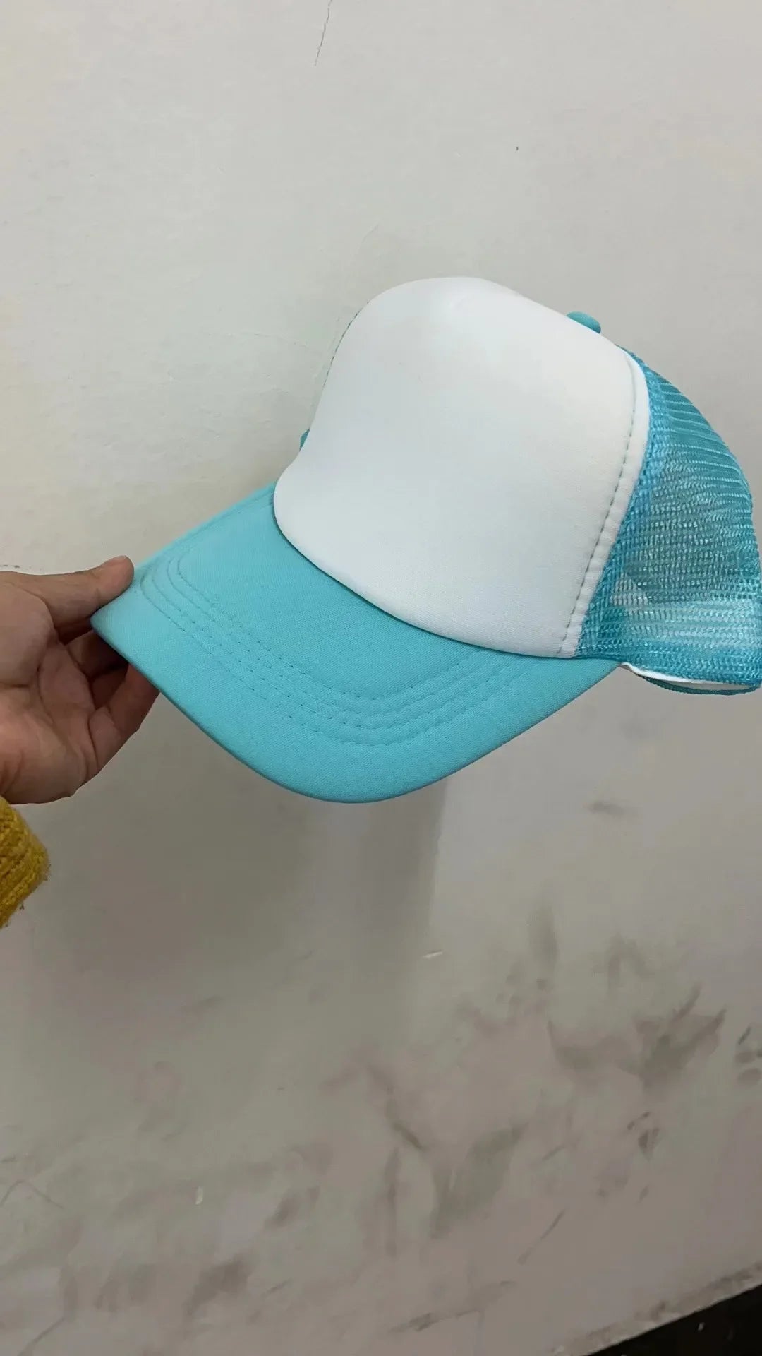 50 Color Unisex SummerTrucker Hat For Adult Net Baseball Cap Men Women Polyester Blank Mesh Adjustable Sun Hat Visor