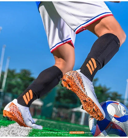 New Men Professional Unisex Soccer Shoes Sport Ultra-light Football Boots Cleats Grass Non-slip Training Match FG/TF