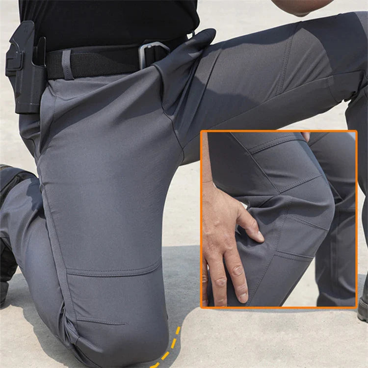 New Autumn Tactical Men Pants Casual Cargo Trousers  Work Pants Waterproof Wear-Resistant Outdoor Hiking Running Trousers Male