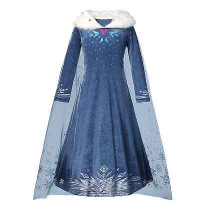 Cinderella Anna Elsa Costume Children Princess Dress for Girls Kids Cosplay Snow White Christmas Carnival Party Disguise Outfit