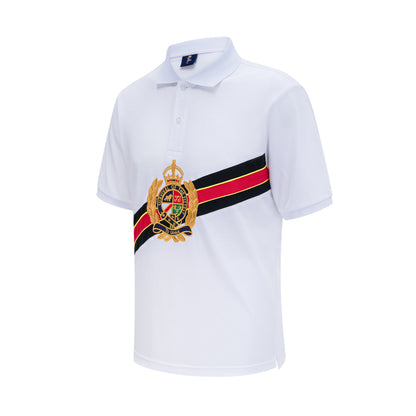 Men's polo shirt survival of the fittest cotton embroidery stitching color classic fashion original design pure cotton quality