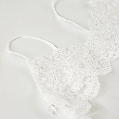 Lace Transparent Mini Dress Sexy Women Wrapping Spaghetti Embroidery Flower Sheath Nightwear Club Mesh Wave Fantacy