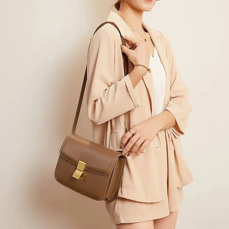 High Quality Bags For Women 2024 Trend Fashion Luxury Designer Shoulder Bag New In Metal Buckle Leather Exquisite Crossbody Bags