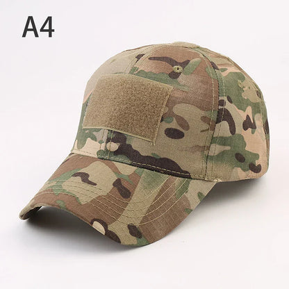 Baseball Caps Camouflage Tactical outdoor Soldier Combat Paintball Adjustable Hat