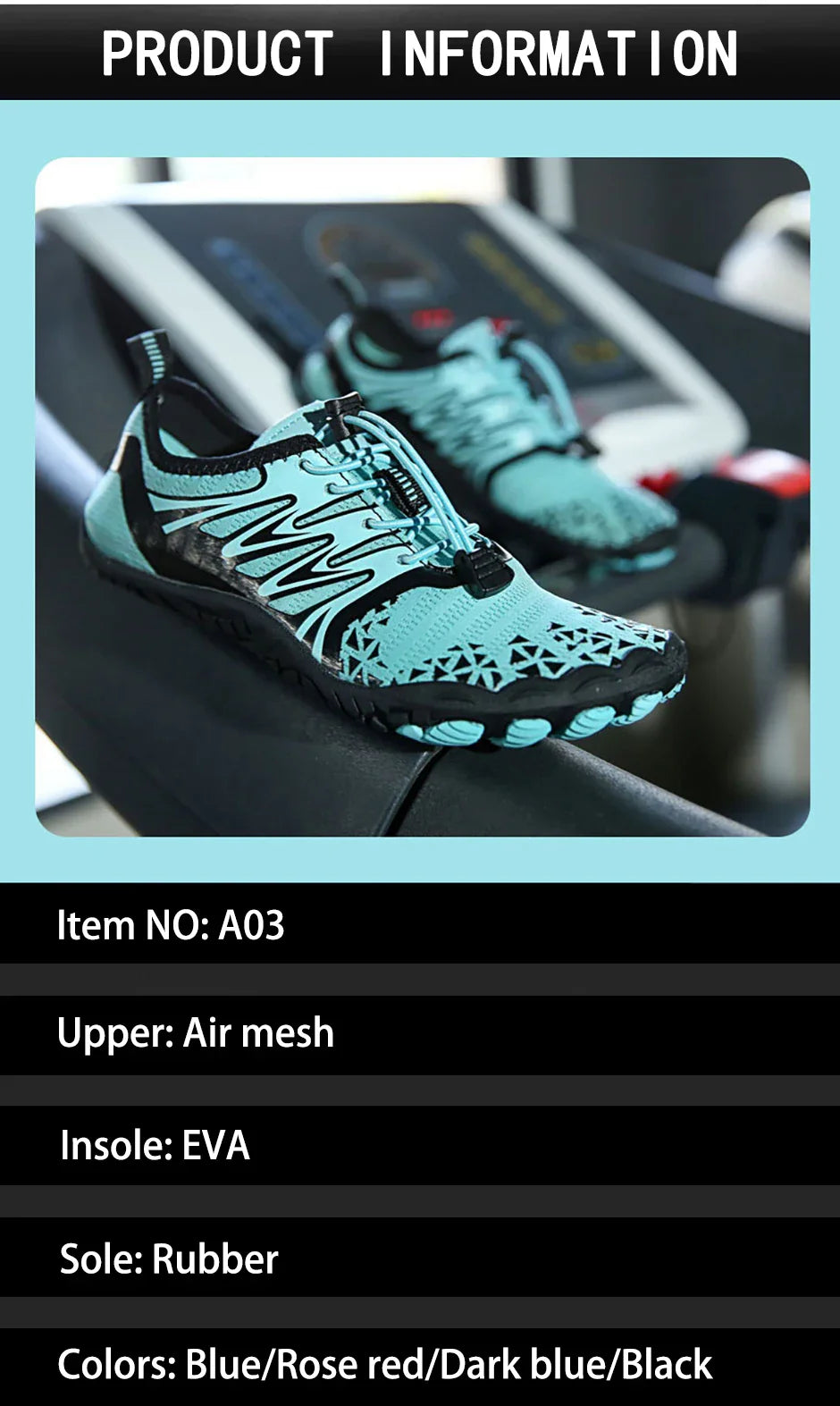 Men Women Barefoot Outdoor Aqua Shoes Couple Quick-drying Wading Beach Swimming Fitness Cycling Sports Water Sneakers
