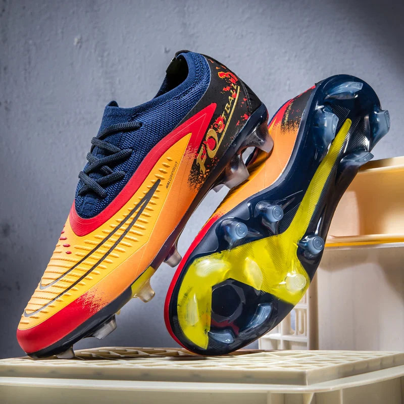 New Professional Men Soccer Shoes Ankle Boys Sneakers Non-Slip Football Boots Match Comfortable Sports Shoes TF/FG Unisex