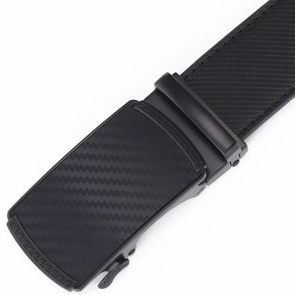 Men Leather Belt Alloy Automatic Buckle Male Belt Man Fashion Belts Genuine Leather Luxury Belts for Men Business Designer Blue