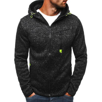Men's Hoodies Sweatshirts Jacquard Hoodie Fleece Men Hooded Sweatshirt Pullover For Male Hoody Man Sweatshirt