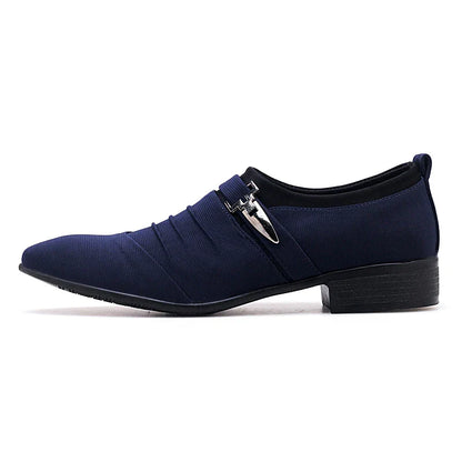 Men's Spring and Autumn Business Casual Dress Leather Shoes