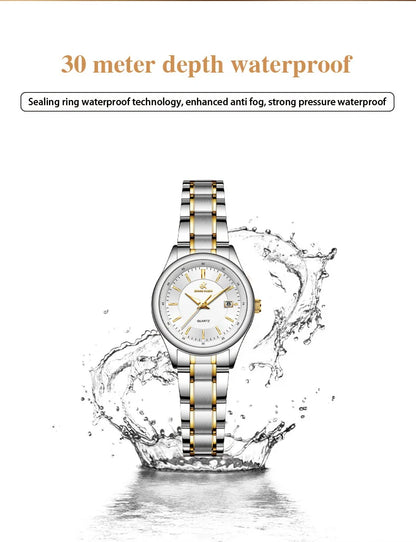 Women‘s Watches Simple Luxury Fashion Elegant Female Wristwatch Waterproof Luminous Date Exquisite Gift for Girl