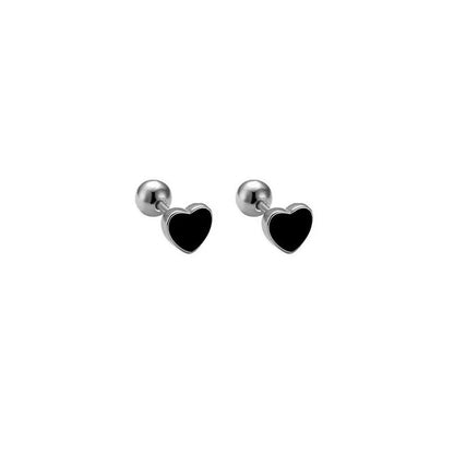 925 Sterling Silver Fashion Simple Golden Flower Beads Small Stud Earrings for Women Teen Piercing Jewelry Accessories