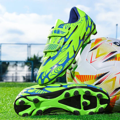 New Men Kids Football Boots Ultralight Boys Professional Soccer Shoes Cleats Non-Slip Match Grass Training Shoes Drop Shipping