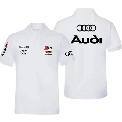 Performance Car Car Modified Men's POLO Shirt Summer Lapel Short Sleeve Racing Motorcycle T-Shirt