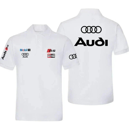 Performance Car Car Modified Men's POLO Shirt Summer Lapel Short Sleeve Racing Motorcycle T-Shirt