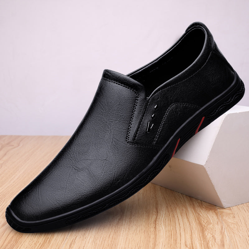 Leather Men Casual Shoes Breathable Soft Sole Office Loafers Shoes Men Designer Shoes