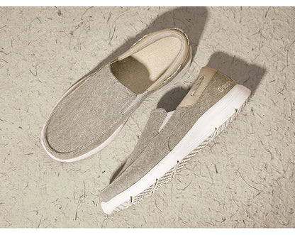 Mocassins Para Homens Sapatos Outono Novo Masculino Sapatos de Lona Clássicos Sapatos de Lazer Confortáveis Tênis Respiráveis Para Homens Mocassins