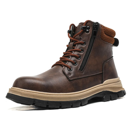 New Non Slip Work Shoes Men Work Boots Indestructible Safety Shoes Steel Toe Shoes Puncture-Proof Sneakers Male Footwear Shoes