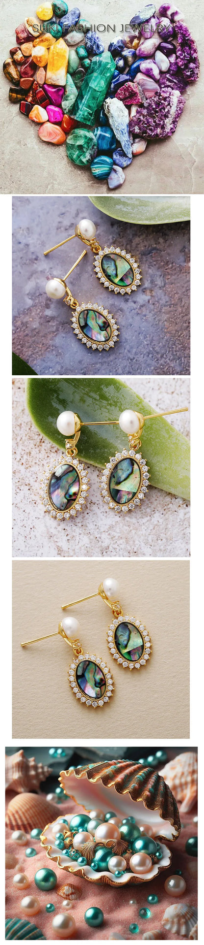 Luxury Freshwater Pearl Shell Stud Dangle Woman Wedding Holiday Earrings Designer Aesthetic Elegant Jewelry Gifts Bijoux