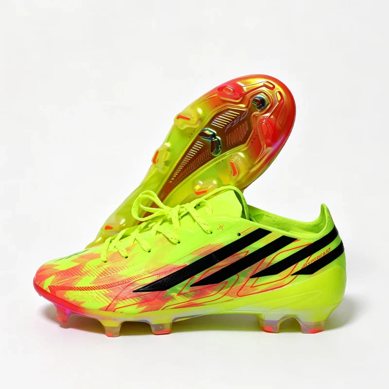 2026-F50 High Quality Mens Soccer Shoes Breathable Non-Slip Turf Soccer Cleats Pink TF/FG Training Football Boots Chuteira Campo