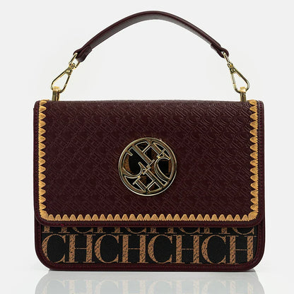 Solid Design Shoulder Bag Dark Letter Embossed Ladies Party Bag Exquisite Luxury Brand Fashion Design Handbag Classic
